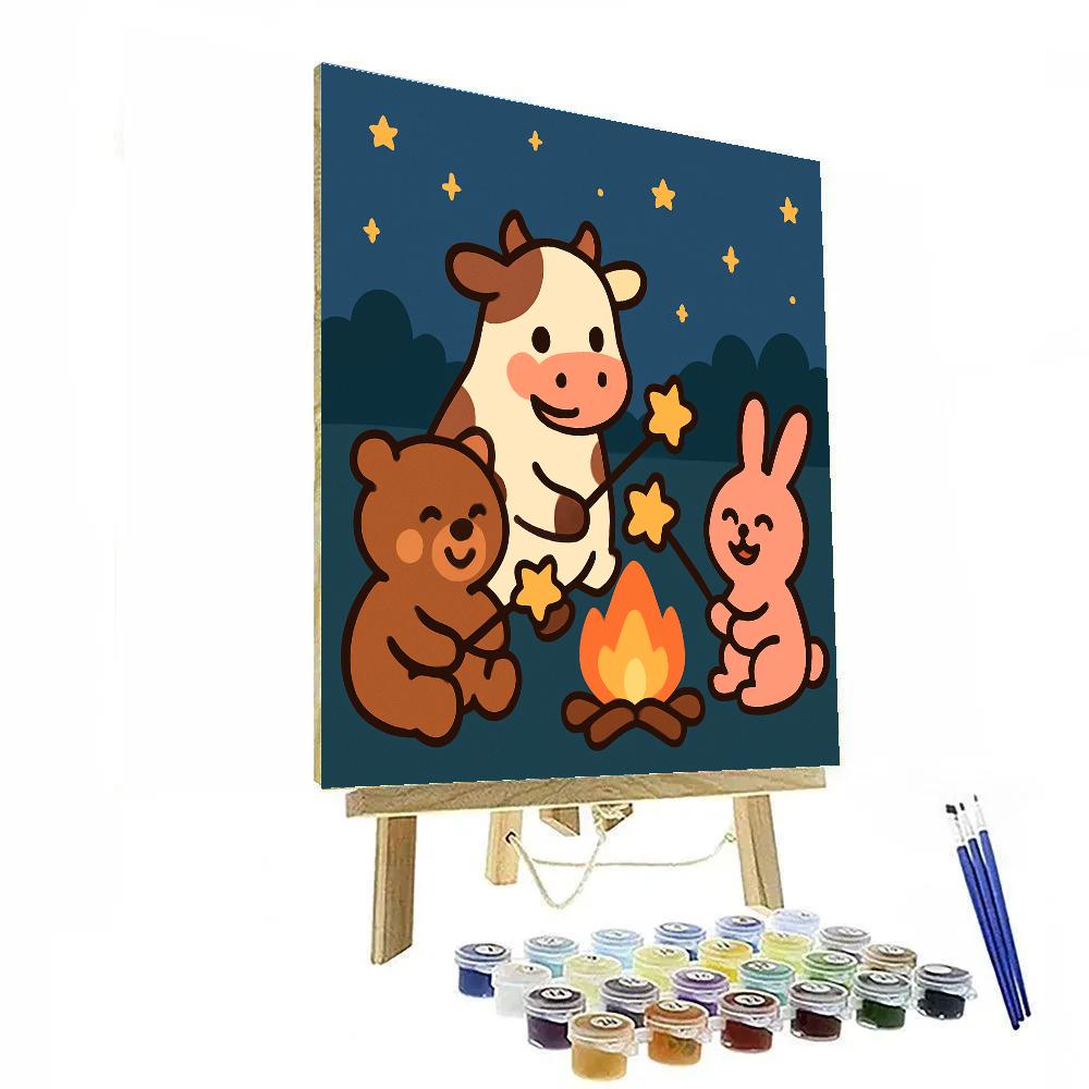 Comet Cow Campfire paint by color