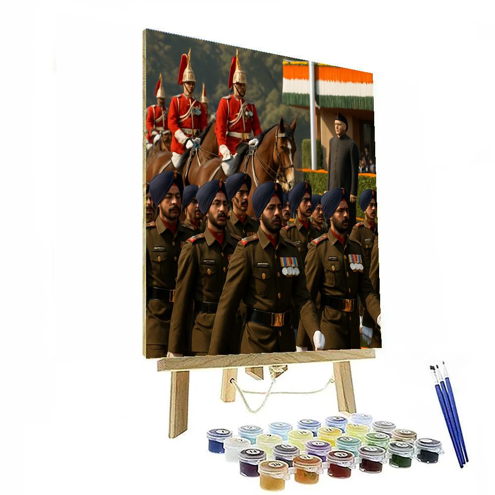 Republic Day Military Precinct paint by number