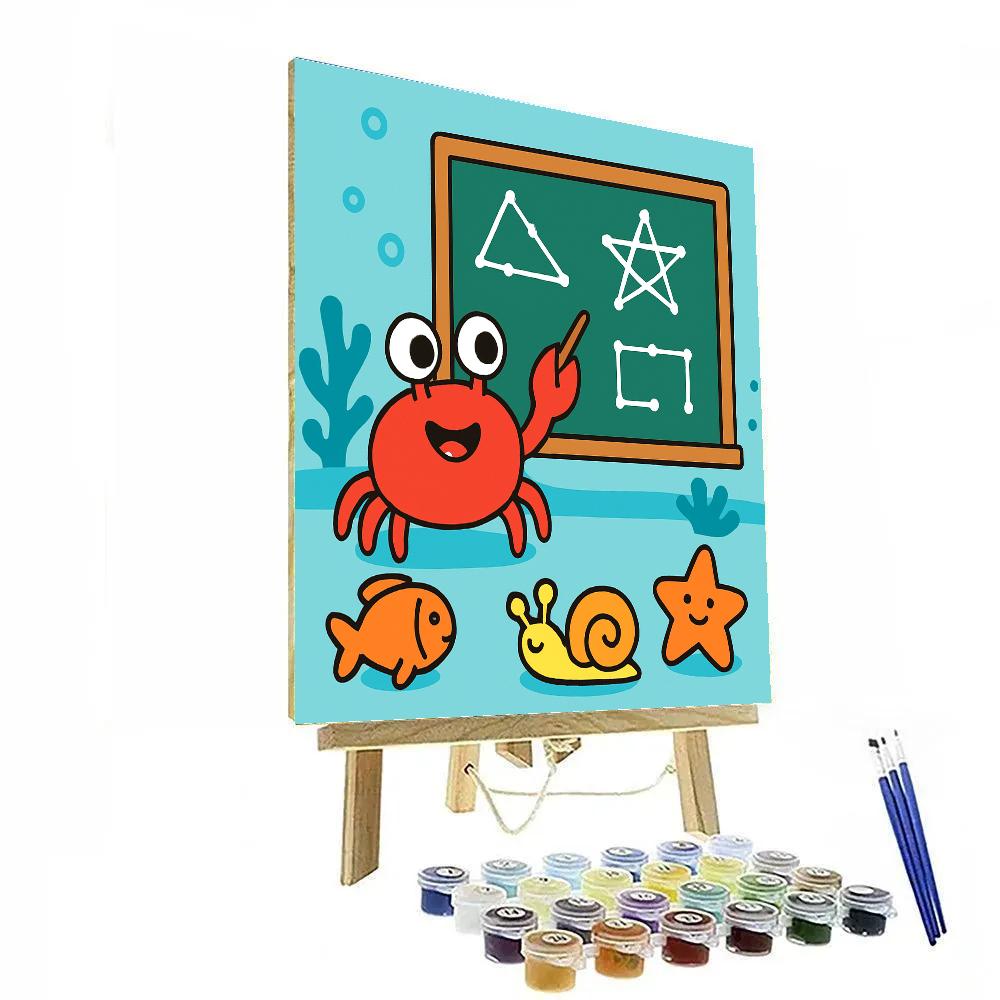 Constellation Crab Classroom Numbered painting kits