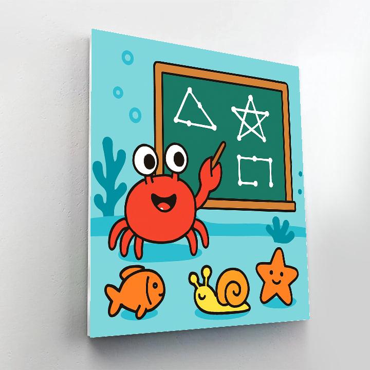 Constellation Crab Classroom Numbered painting kits