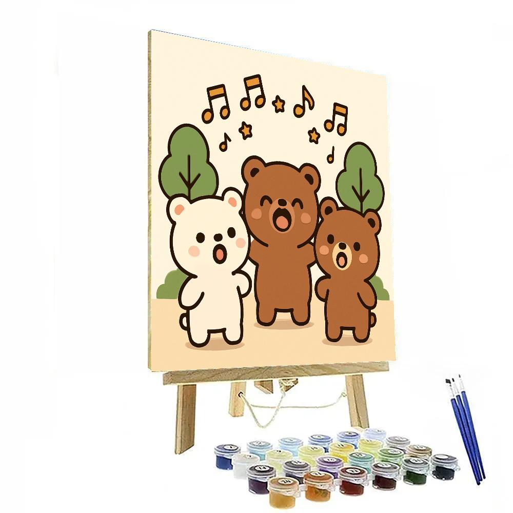 Comet Cub Choir DIY paint by numbers