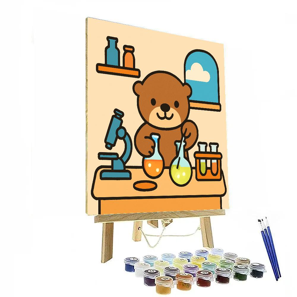 Orbiting Otter Science Lab Paint by numbers kits