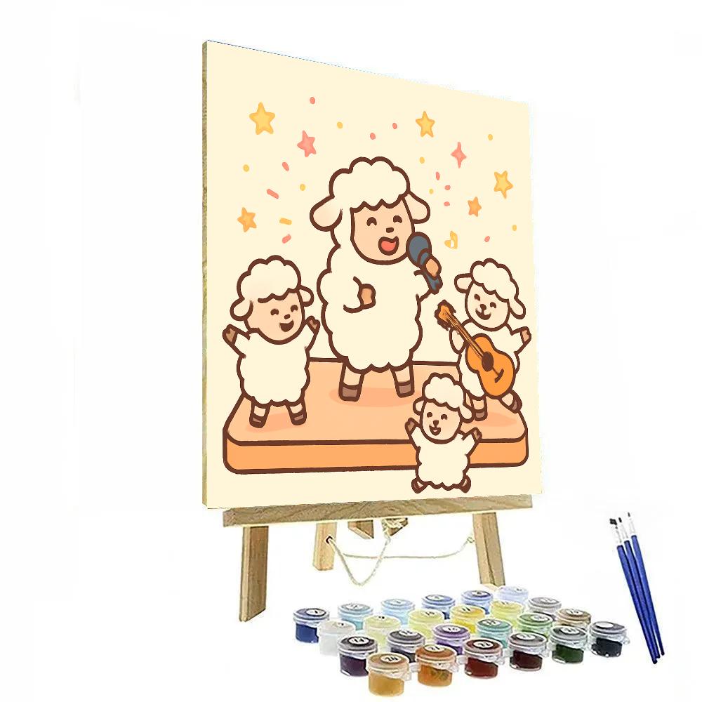 Stellar Sheep Show paint by color