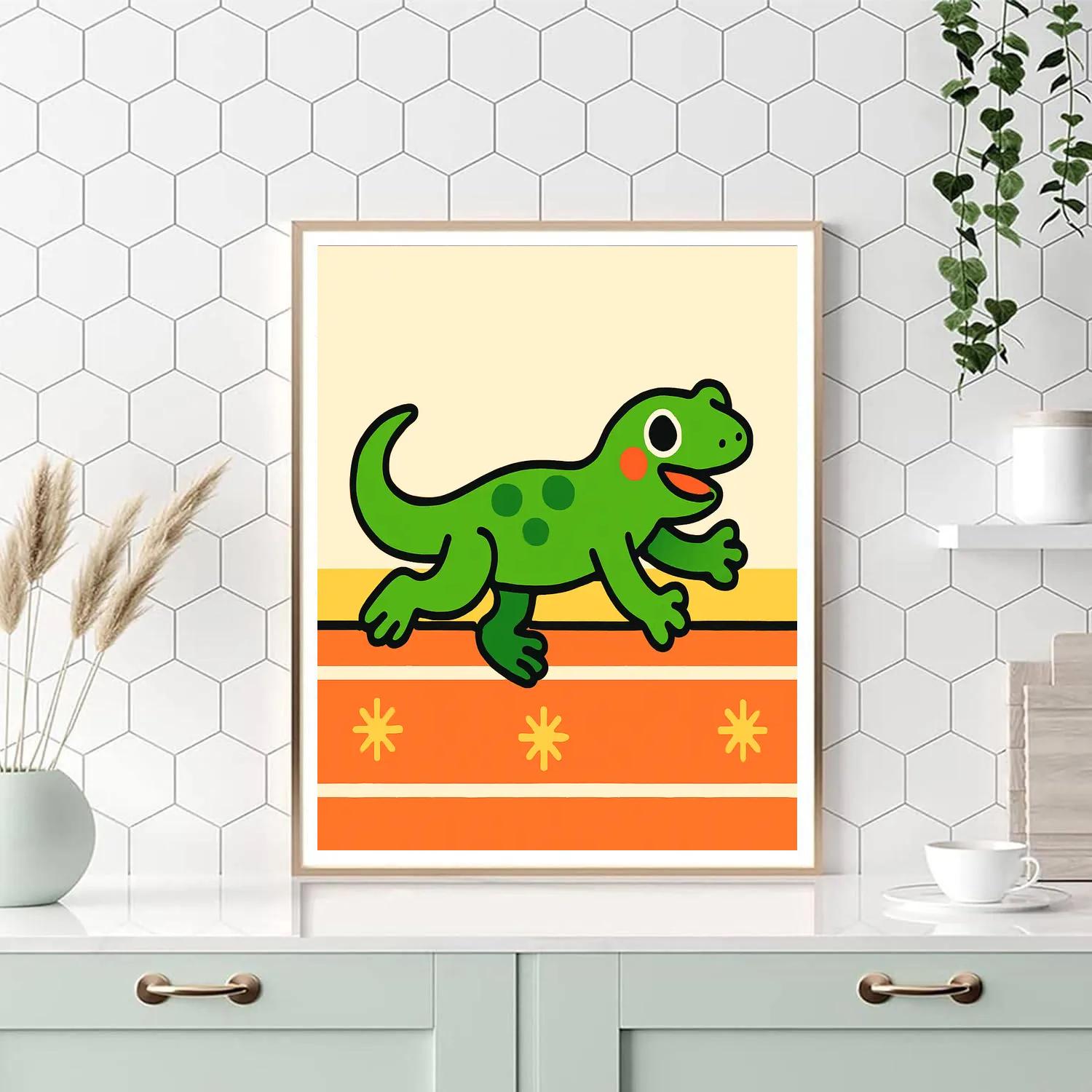 Solar Salamander Sprint Number painting