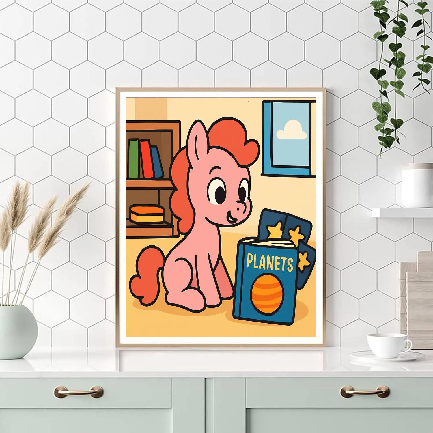 Planet Pony Library paint by number