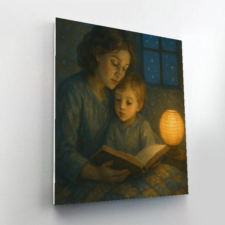 Bedtime Story Lantern painting number kit