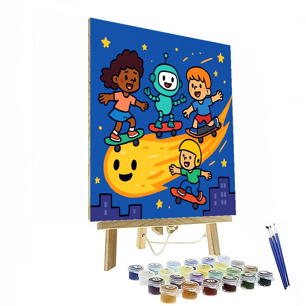 Comet Skatepark Crew painting number kit