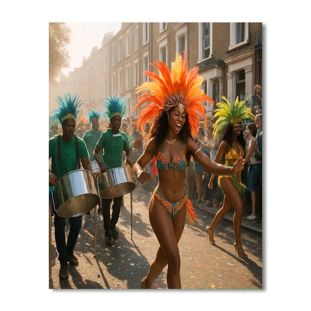 Notting Hill Carnival Parade Paint by numbers kits