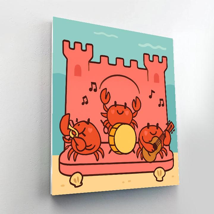 Coral Castle Concert painting number kit