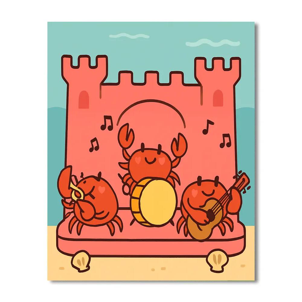 Coral Castle Concert painting number kit