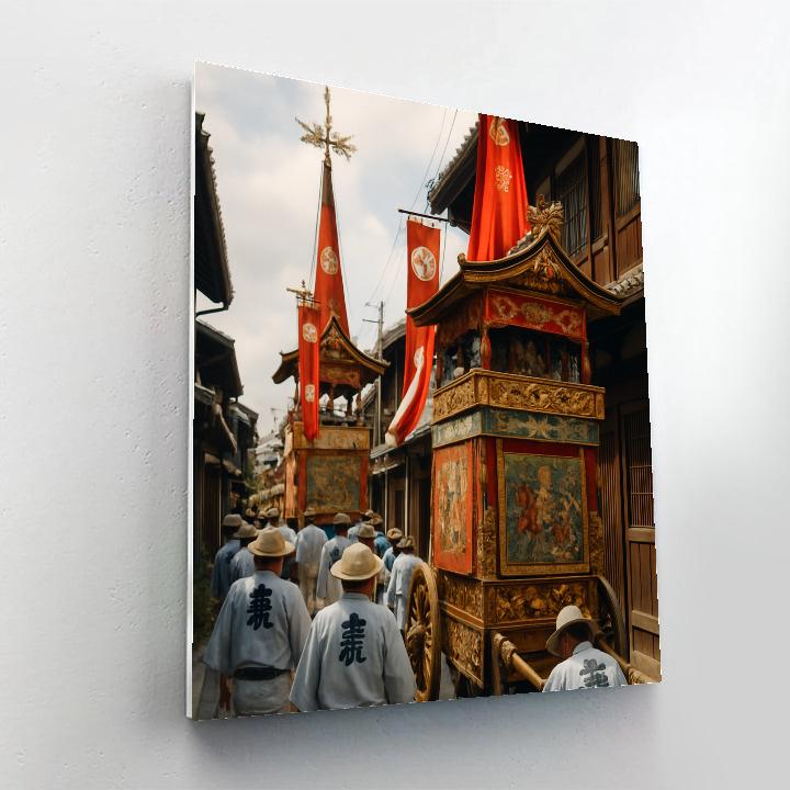 Gion Matsuri Float Procession Kyoto Paint by numbers kits