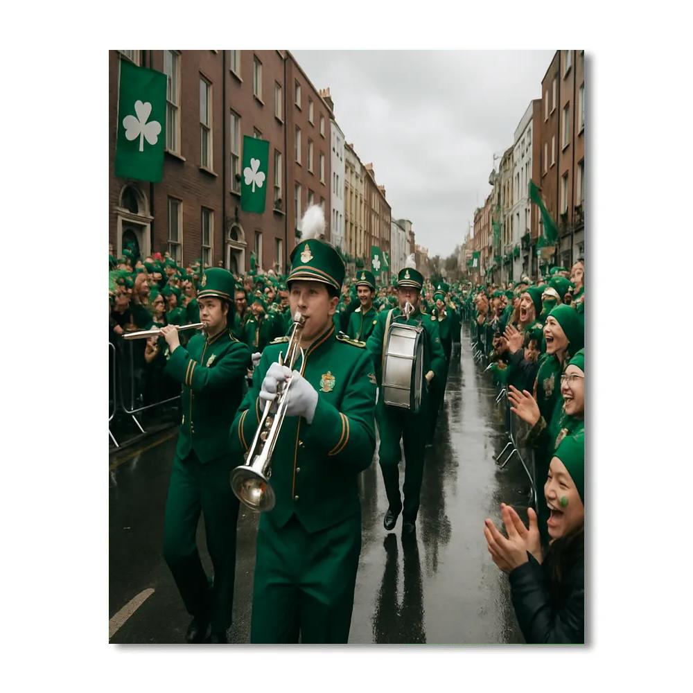 St Patricks Day Parade Dublin Numbered painting kits