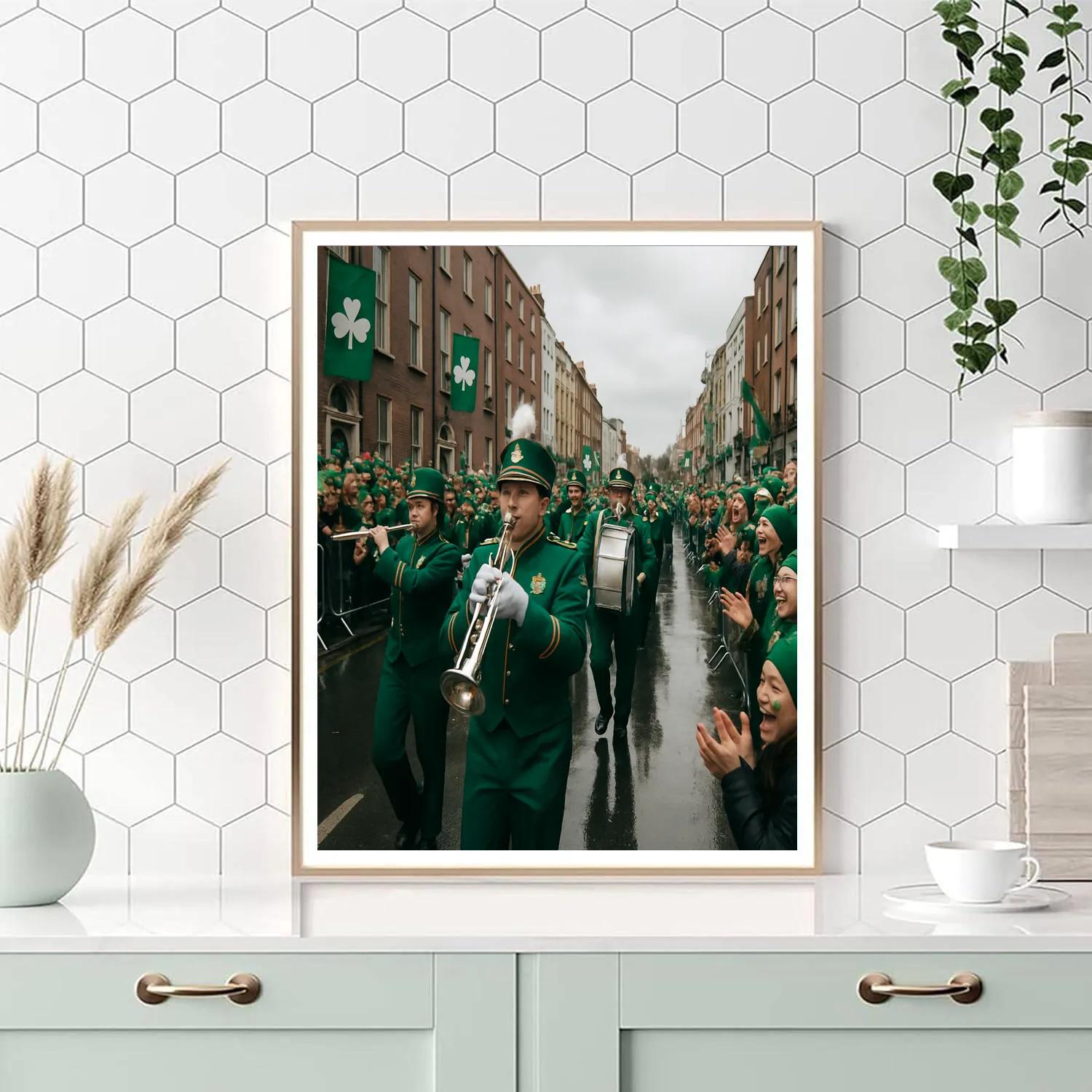 St Patricks Day Parade Dublin Numbered painting kits