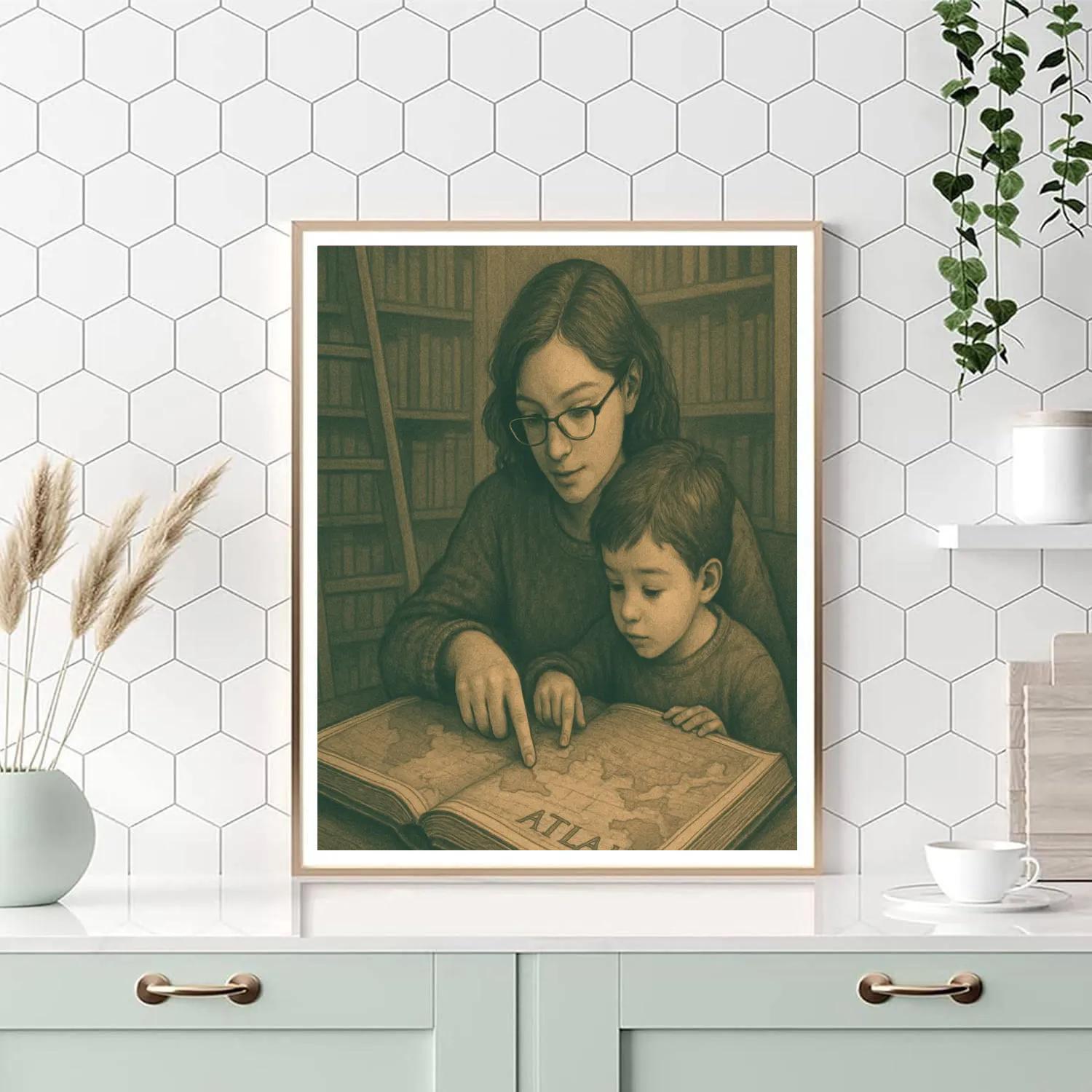 Library Nook Research paint by numbers