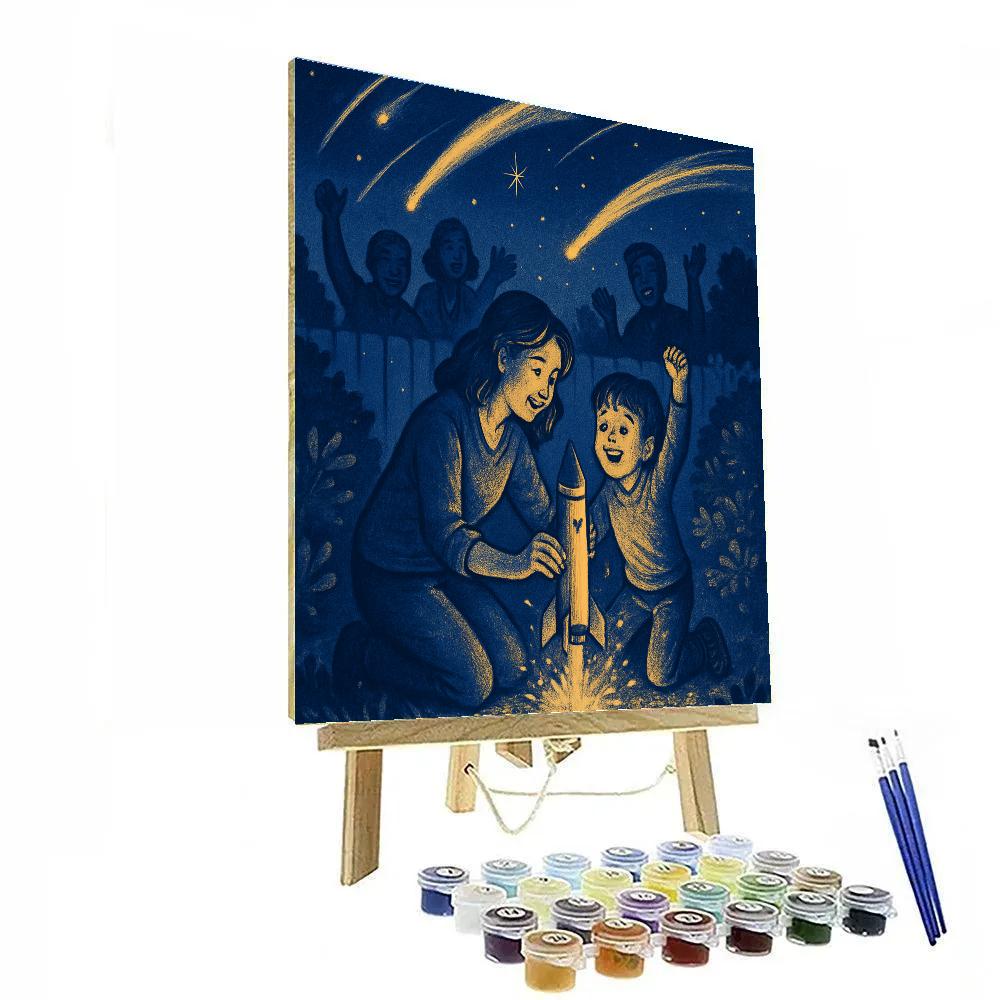 Backyard Star Maker paint by numbers