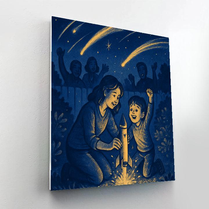 Backyard Star Maker paint by numbers