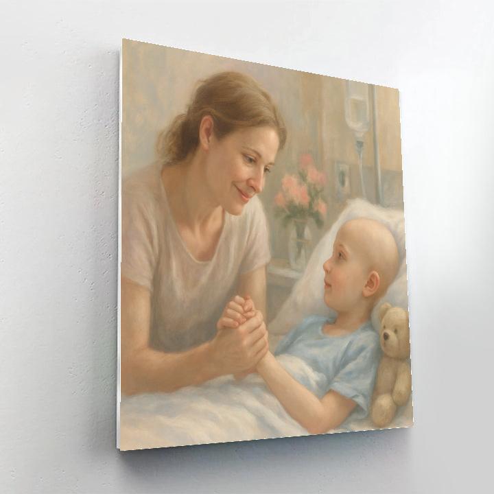 Hospital Visit Comfort Numbered painting kits