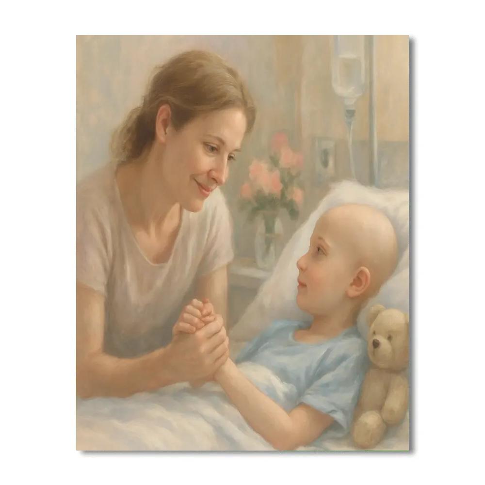 Hospital Visit Comfort Numbered painting kits