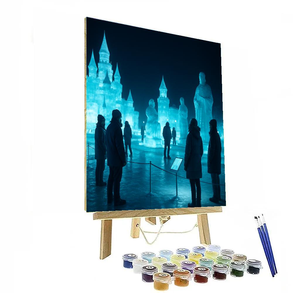 Harbin Ice And Snow Festival Sculpture Park paint by number