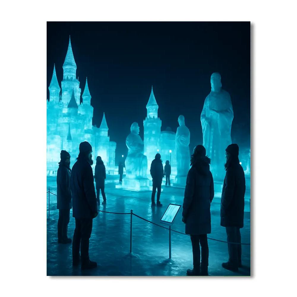 Harbin Ice And Snow Festival Sculpture Park paint by number
