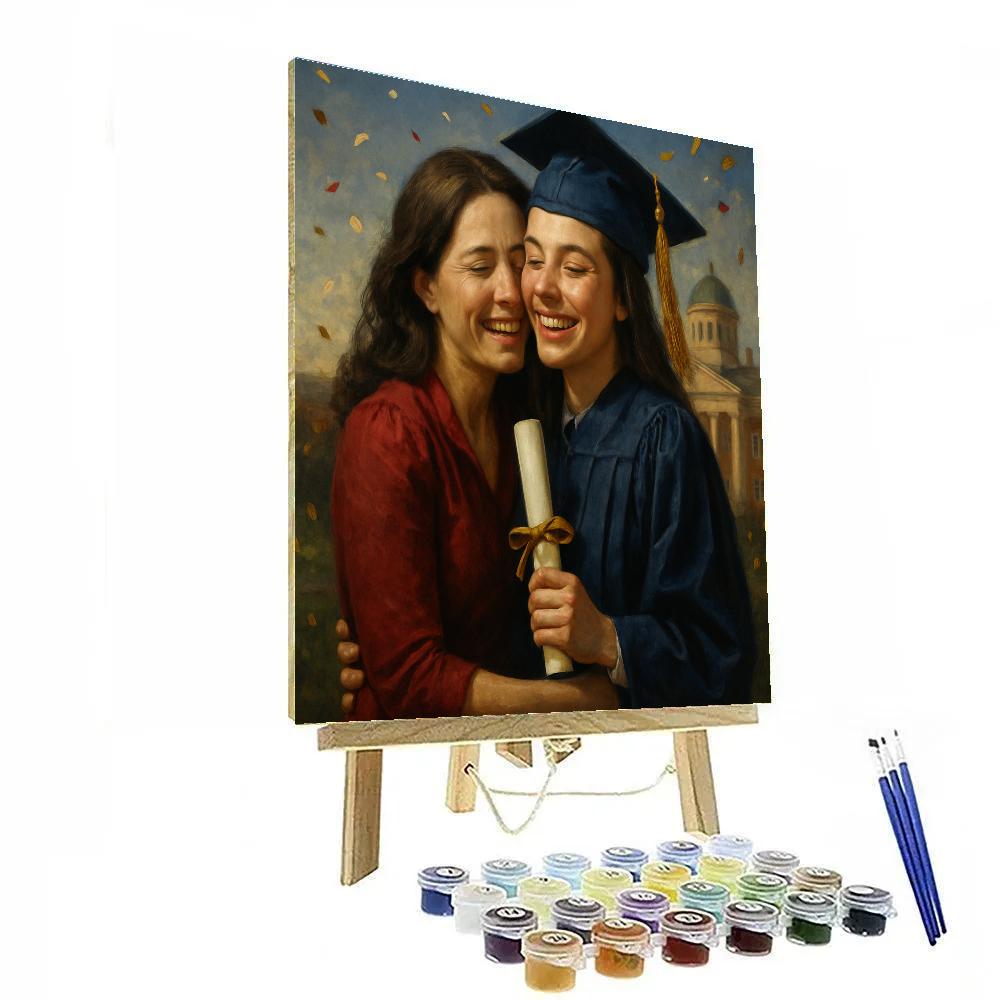 Graduation Day Pride paint by numbers