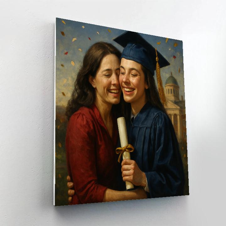 Graduation Day Pride paint by numbers