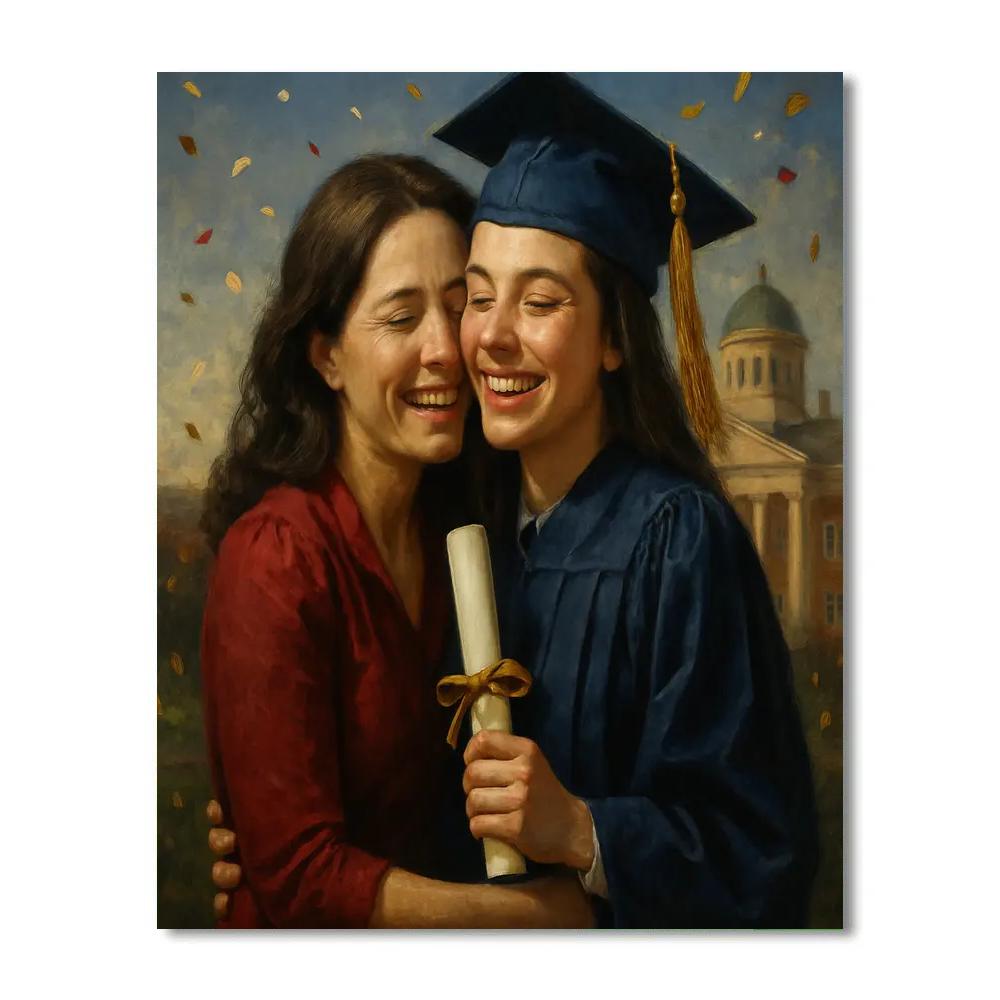 Graduation Day Pride paint by numbers