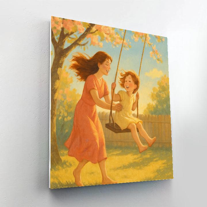 Swing Set Serenade Numbered painting kits