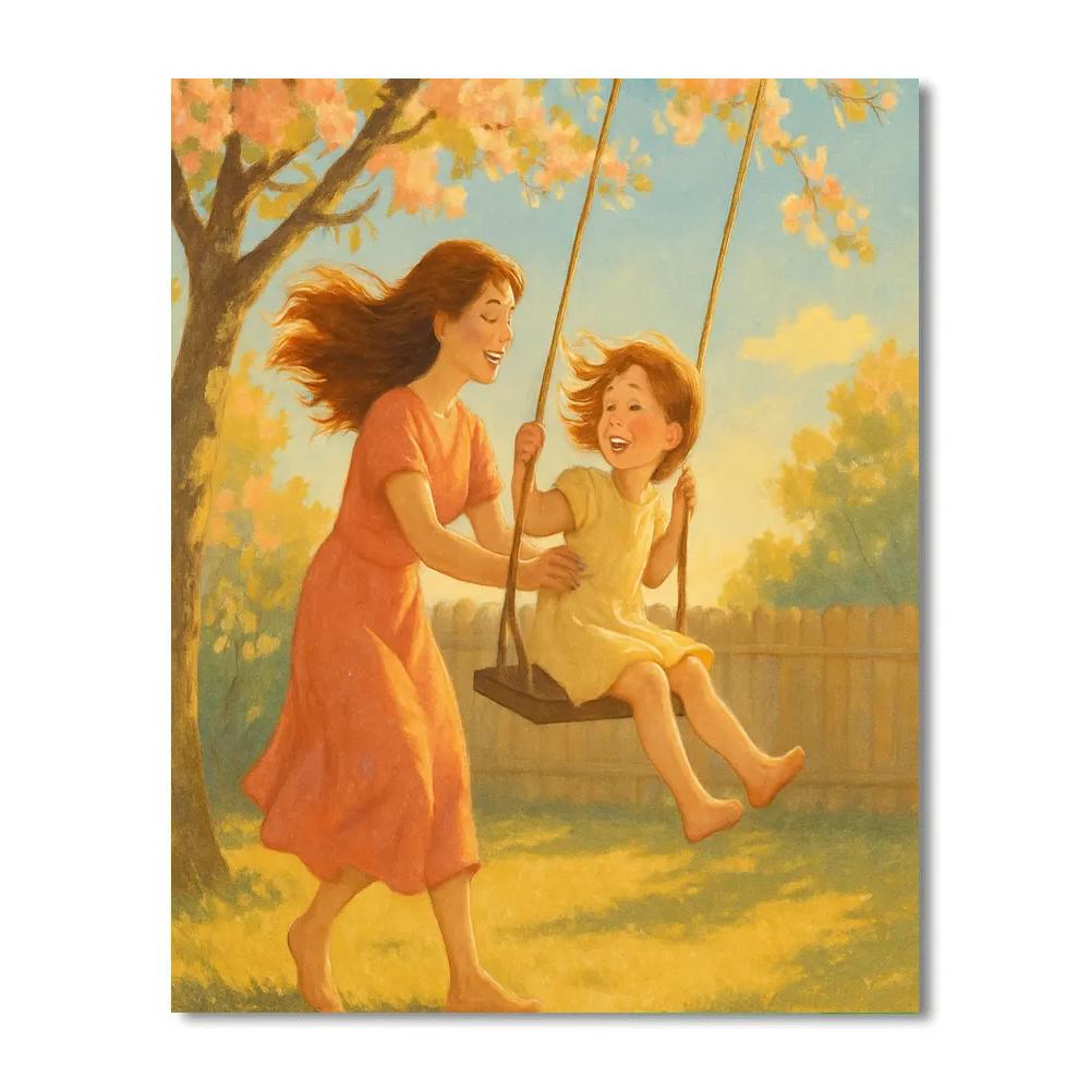 Swing Set Serenade Numbered painting kits