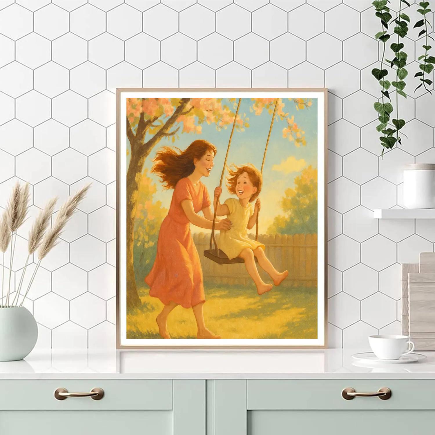 Swing Set Serenade Numbered painting kits