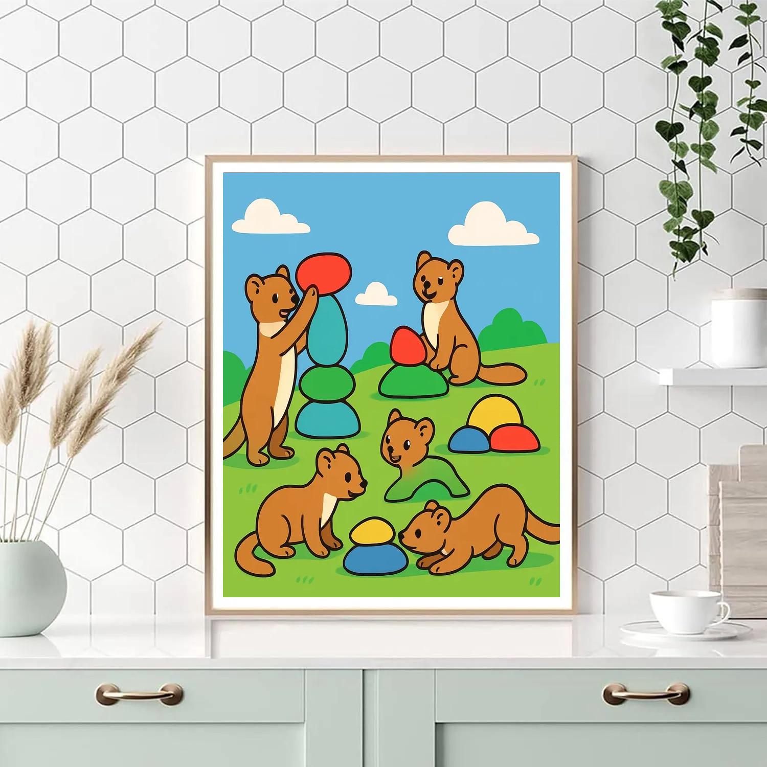 Magnet Mountain Martens Paint by numbers art