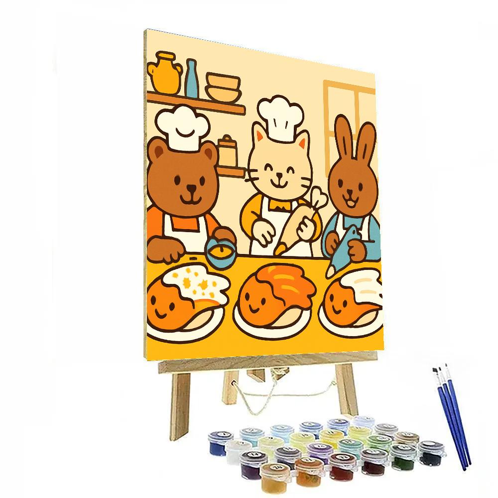 Comet Cake Bake Off Paint by numbers art