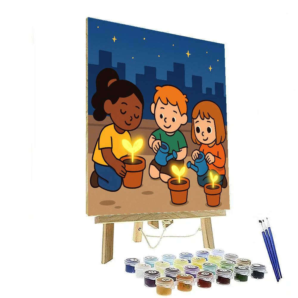 Stellar Seedling Station paint by color