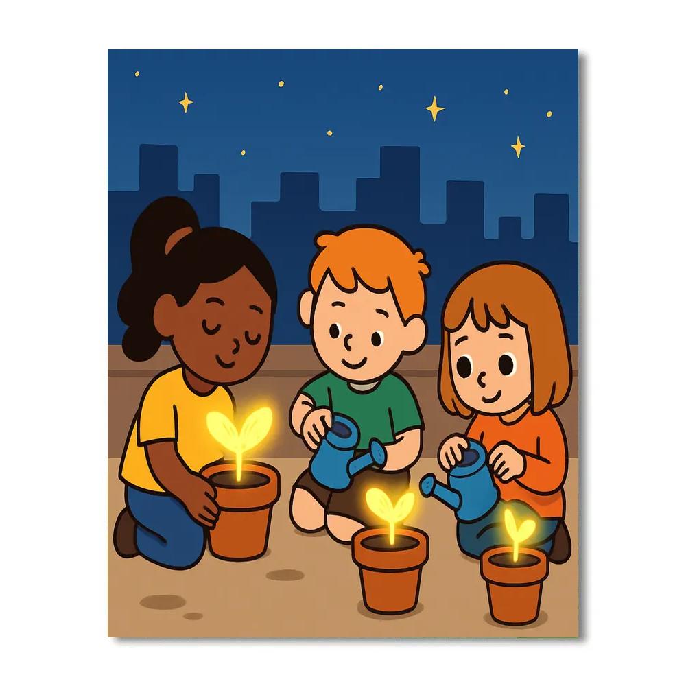 Stellar Seedling Station paint by color