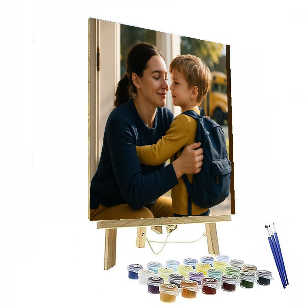 Backpack Morning Sendoff DIY paint by numbers