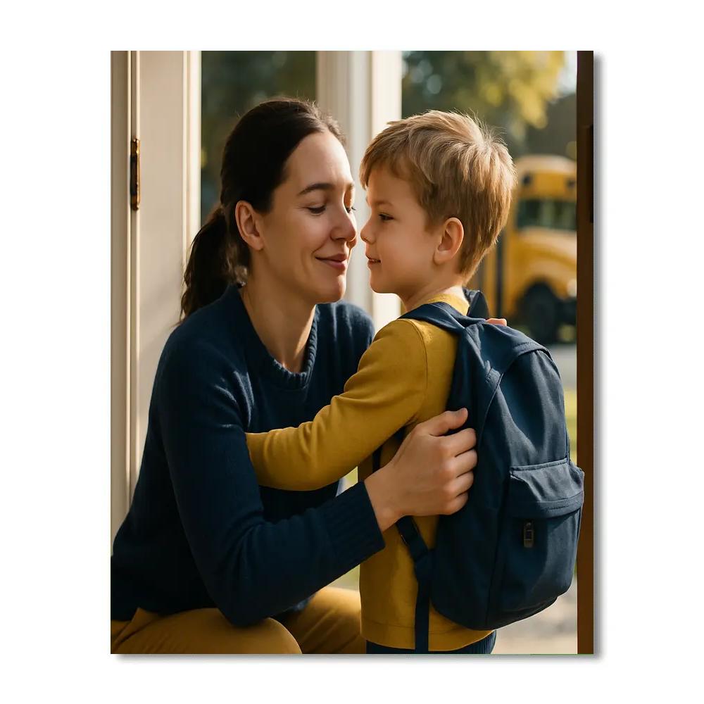 Backpack Morning Sendoff DIY paint by numbers