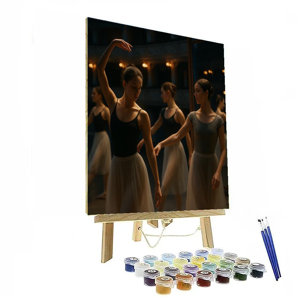 White Nights Festival Ballet Rehearsal Number painting