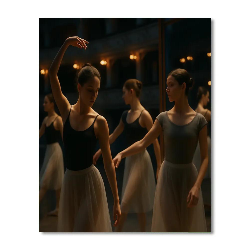 White Nights Festival Ballet Rehearsal Number painting