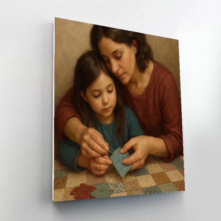 Sewing Memories Quilt painting number kit