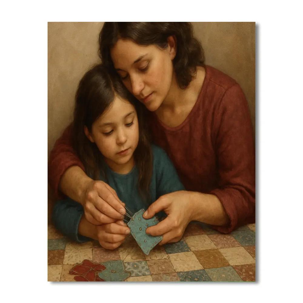 Sewing Memories Quilt painting number kit