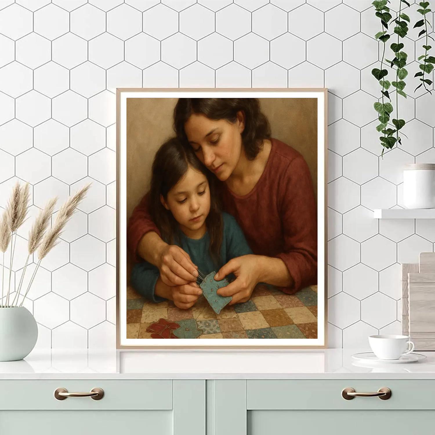 Sewing Memories Quilt painting number kit