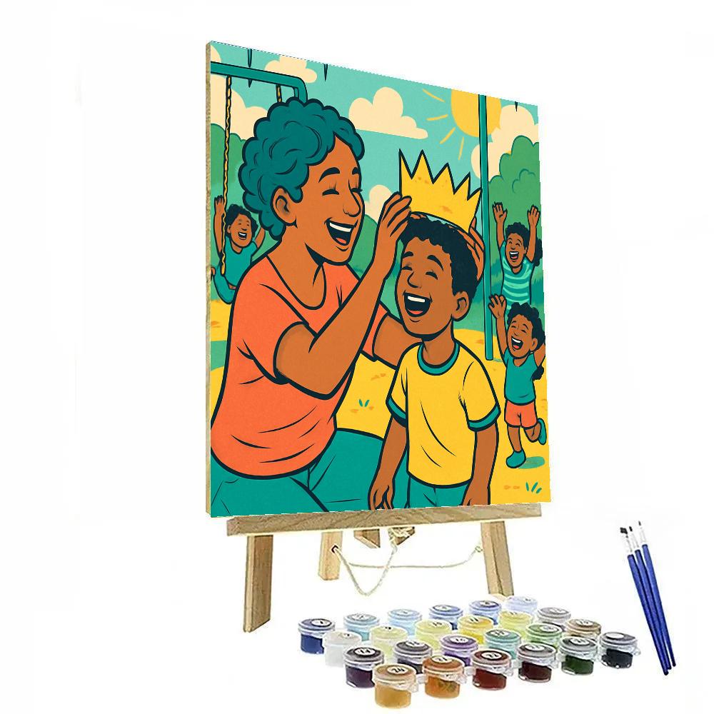 Playground Crown Ceremony Paint by numbers kits
