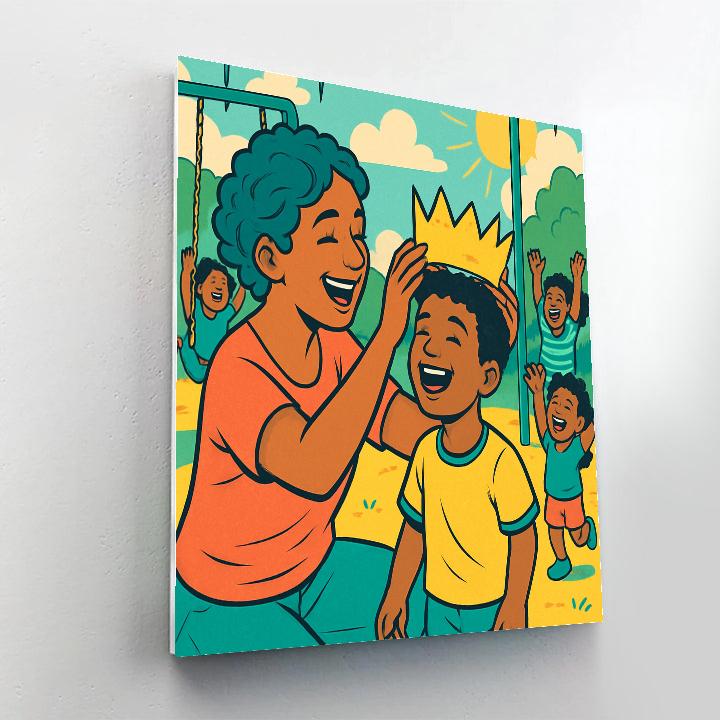 Playground Crown Ceremony Paint by numbers kits