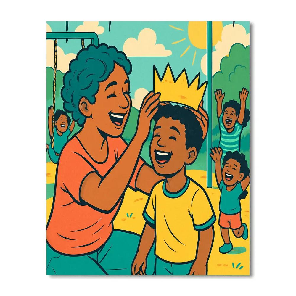 Playground Crown Ceremony Paint by numbers kits