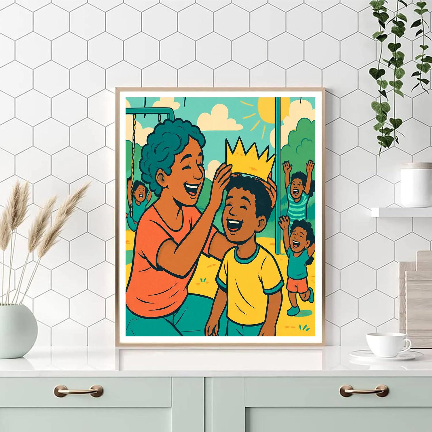 Playground Crown Ceremony Paint by numbers kits