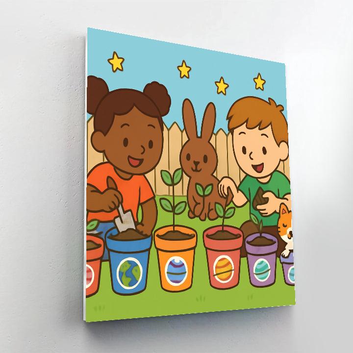Galactic Gardeners Club Number painting