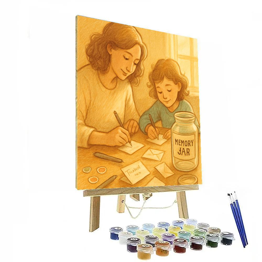 Letters In A Jar Tradition paint by number