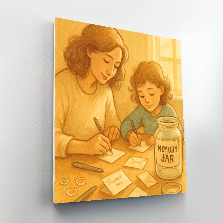 Letters In A Jar Tradition paint by number