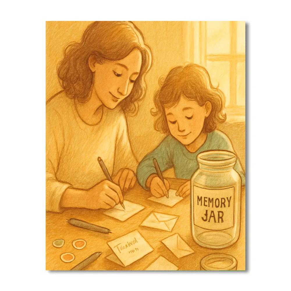 Letters In A Jar Tradition paint by number