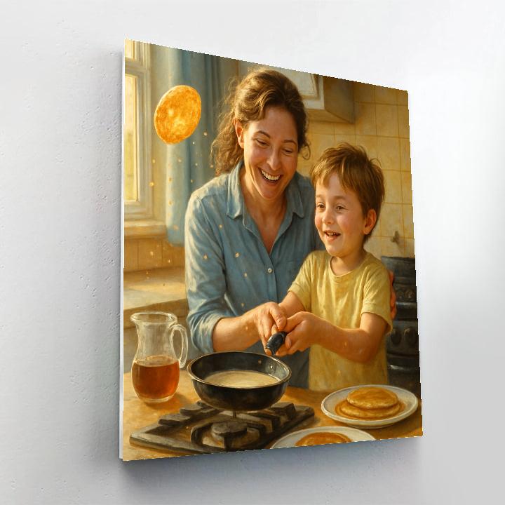 Morning Pancake Flip Paint by numbers kits